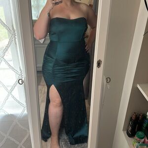 Altard State Green Evening Gown